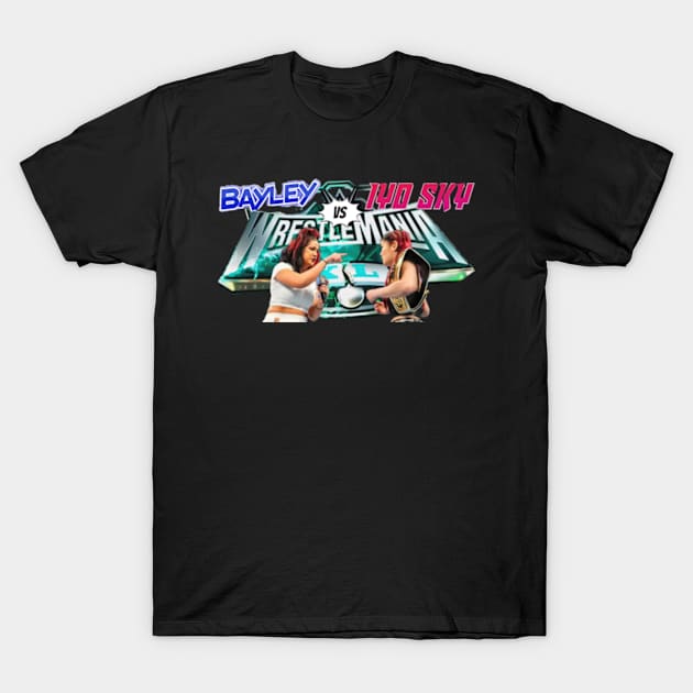 Bayley vs Iyo @ WrestleMania XL T-Shirt by The Store Name is Available